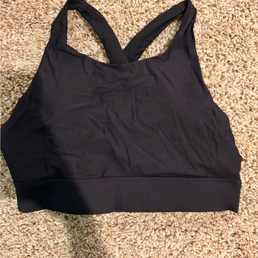 Women's Black Sports Bra Fabletics